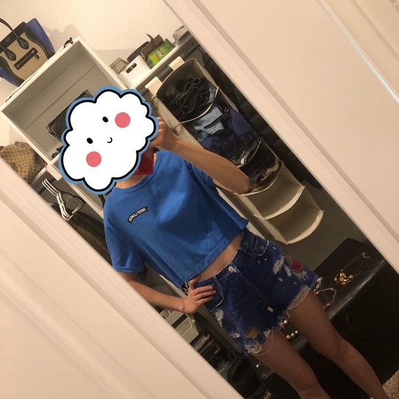 Zara Denim high waist short - Picture 3 of 5